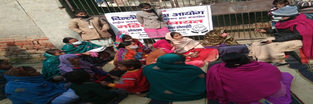 Community Meeting in Bajaj Enclave